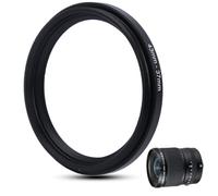 Adaptador de Filtro de Metal Step-Down Ring - 43 mm a 37 mm - Anillo de Metal Adaptador para filtros, Compatible con Todos los filtros UV de 37 mm, CPL, filtros ND, Cubiertas de Objetivos, Objetivos