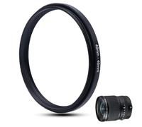 Adaptador de Filtro de Metal Step-Down Ring - 49 mm a 46 mm - Anillo de Metal Adaptador para filtros, Compatible con Todos los filtros UV de 46 mm, CPL, filtros ND, Cubiertas de Objetivos, Objetivos