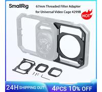 SmallRig 5277 Adaptador de filtro roscado de 67 mm con parasol desmontable f. Jaula de teléfono univ