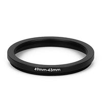 Adaptador de filtro Step Down 49 mm - 43 mm, adaptador de filtro Step Down 49-43