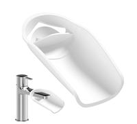 Adaptador de fregadero: ayuda de fijación de fregadero de silicona suave, dispositivo de ayuda seguro para el lavado de manos, accesorio de guía de flujo de agua ajustable, herramienta de cocina de