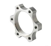 Adaptador de freno de disco de 4448 mm, brida con tuerca de bloqueo, 6 agujeros para pernos para bicicleta, diseñado con material de aleación de aluminio para un funcionamiento fiable del freno (44 mm