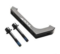 Adaptador de freno de disco de aleación de aluminio para bicicletas de carretera - Convertidor de soporte de pinza de montaje de poste (FM a PM), distancia del orificio de montaje de 74 mm, compatible