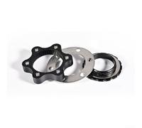 Adaptador de freno de disco de bicicleta de aluminio para bloqueo de centro de rotor a conversión de 6 pernos para una mejor estabilidad