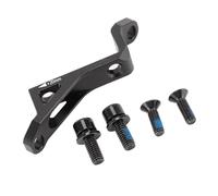 Adaptador de Freno de Disco de Bicicleta, Soporte FM a PM de Aleación de Aluminio de Alta Resistencia, para Discos 160 180, Negro, Conversión de Bicicleta de Montaña a Carretera