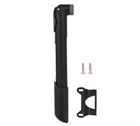 Adaptador de freno de disco de montaje plano para bicicleta delantera de 140 mm, 160 mm, 20 mm, montaje de poste a pinza plana, conversión de aleación de aluminio negro (para mini bomba portátil)