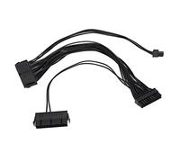 Adaptador de Fuente de alimentación Adaptador de Fuente de alimentación Dual Dual Resistencia a la abrasión de 24 Pines Mano de Obra Fina Adaptador de Fuente de alimentación Dual de pequeño Volumen