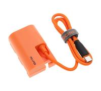 Adaptador de fuente de alimentación continua tipo C a LPE6 reparación de batería falsa para 80D 70D 60D 90D 5DIV alimentación continua