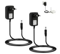 Adaptador de fuente de alimentación de 9 V, 0,5 A, 500 mA, fuente de alimentación CC 5,5 x 2,1 mm, positivo medio, cable de 2 m, entrada CA 100-240 V, compatible con Arduino UNO R3, Mega 2560 y otros