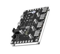 Adaptador de fuente de alimentación múltiple 4 en 1 USB 2.0 con LED colorido para PC, laptop, teclados, accesorios de escritorio, concentrador LED