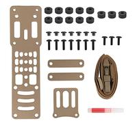 Adaptador de Funda de Pistola Modular de Metal, Plataforma QLS Compatible, Adaptador de código G de Placa de extensión Colgante de Pierna caída de Funda táctica
