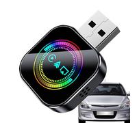 Adaptador de fundición de pantalla telefónica, Plug and Play Wireless Unit, convertidor para instalación rápida, tecnología de proyección baja de retraso, acceso al entretenimiento del coche, control