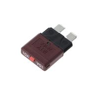 Adaptador de Fusible de Cuchilla de 5-30 A, 28 V, reiniciable manualmente, for Coche, camión, Barco o embarcación.(10A)