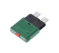 Adaptador de Fusible de Cuchilla de 5-30 A, 28 V, reiniciable manualmente, for Coche, camión, Barco o embarcación.(30A)