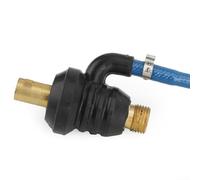 Adaptador de gas de alimentación de antorcha TIG 3550 para antorchas WP 17/18/26, accesorio de soldadura con conector de gas M10 de 12 mm para uso de antorcha TIG de 1 5 mm