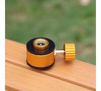 Adaptador de gas de camping convertidor de recipiente de estufa para tanque de propano a combustible de butano, conector de metal para GLP para estufas de senderismo y picnic al aire libre (D)