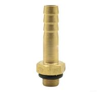 Adaptador de gas de camping de latón para cilindros de propano y butano | Conecta tanques planos a estufas, construcción de acero resistente, ajuste estándar, uso doméstico y exterior