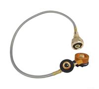 Adaptador de gas de camping para cv a 7/16 convertidor de rosca de tornillo para cartuchos de clic Plus - Válvula de latón para estufas Primus para jetboil UK (juego 1)