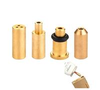 Adaptador de Gas de Repuesto de latón, Apto para encendedores S.T. Dupont, Juego de 4 Piezas, diseñado específicamente para el Mantenimiento y Recarga de encendedores Modelos L1, L2 y LD