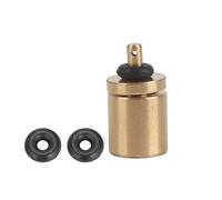 Adaptador de gas para acampar al aire SustVita utilizado como adaptador de recarga de gas para recarga de estufas de campamento, conectando un tanque de butano a una válvula