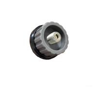 Adaptador de gas portátil con base de trípode estable, conector de cobre para estufa al aire libre, recipiente de butano Reino Unido (versión gris sin soporte)