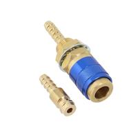 Adaptador de gas refrigerado por agua, conector rápido para soldadura MIG TIG, construcción de latón, diámetro interior de 5 mm/8 mm, ajuste de refrigeración de alta durabilidad para aplicaciones de