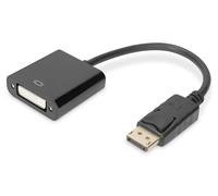 Adaptador de gráficos ASSMANN DisplayPort, DP a DVI-I (24 + 5), Full HD Dual-Lin