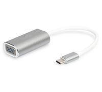 Adaptador de gráficos DIGITUS USB Type-C, USB Type-C a VGA, Full HD 75Hz, 1920x1080 píxeles, aluminio