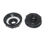 Adaptador de grifo 1/2 "3/4" 1 "Adaptador de tanque IBC S60 conector de grifo de agua reemplazo de válvula grifo de tanque de agua de jardín(Female 1I2 20mm)