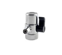 Adaptador de grifo con conector de tubo de 1/4" a 2,5/8" y 3/8", válvula desviadora de un solo corte, divisor de agua, conversión de grifo, accesorios de cocina(2.5)