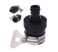 Adaptador De Grifo - Conector De Flujo De Agua De Cocina De 2,56 Pulgadas, Acero Inoxidable De Caucho Abs | Conector De Grifo Duradero Para Un Flujo De Agua, Instalación Sin Fugas, Caño Ajustabl