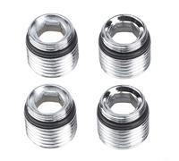 Adaptador de grifo de 18 mm x 1,0 mm a 1/2 pulgada, 4 piezas para un ajuste fiable entre tomas de grifo y líneas de suministro de agua