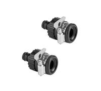 Adaptador de Grifo de Agua Universal Duradero de 2 Piezas de 3/8'', Accesorio de Manguera de plástico, conexión rápida, Grifo for Lavado de Autos, riego de jardín