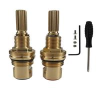 Adaptador de grifo de cerámica, antigoteo, adaptador de grifo, bobina de repuesto de agua fría y caliente, cartuchos de disco de cerámica de latón, bobina de agua fría y caliente