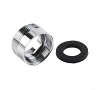 Adaptador de grifo de cocina para ahorro de agua, conector roscado para uso doméstico y público (20 mm-22 mm)