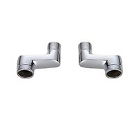 Adaptador de grifo de ducha Grifo Brazos oscilantes ajustables g3/4 a g1/2 Adaptador de ducha for grifo de bañera con desviador Grifo de bañera con patas de garra for cocina, cromo B