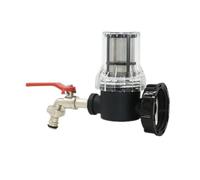 Adaptador de grifo de tanque de 1000 litros, tetina S60X6, rosca de 1/2 vías, manguera de jardín, grifo de conexión rápida, accesorio de válvula de aleación(B)
