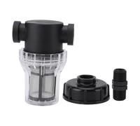 Adaptador de grifo de tanque IBC, filtro de riego, junta de barril de tonelada, colador de bomba de acuario para jardín (S60x6 a G1/2 Hembra)