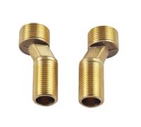 Adaptador De Grifo Ducha Grueso Alargado, Pie Curvo En Ángulo Cobre, Ajuste, Esquina Tornillo Excéntrico Montado La Pared, 1 Uds(B2-70mm 1Pcs)