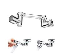 Adaptador de grifo, Extensor de rotación Universal, aireador grifo, filtro salpicaduras plástico, grifos lavabo cocina, boquilla burbujeadora, brazo robótico fácil limpiar(Plastic-Single mode)
