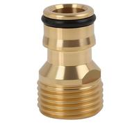 Adaptador de Grifo para Manguera de Jardín con Rosca Externa de 1/2 Pulgadas, Conector Macho, Compatible con Sistema de Acoplamiento Gardena, Resistente a Corrosión, UV y Altas Temperaturas (1/2")