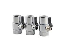 Adaptador de grifo, válvula desviadora de un solo corte, filtro de agua de encimera, conector de tubo de 1/4", 2,5/8" y 3/8" for purificador de agua por ósmosis inversa.(3/8")
