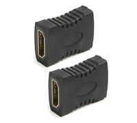 Adaptador de HDTV acoplador 4K60Hz conector para dispositivos portátiles panel LCD consolas de juegos para HDTV hembra a hembra