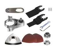 Adaptador de herramienta oscilante Amoladora angular Hojas de sierra multifuncionales oscilantes Mesa de arena Amoladora angular de 100 mm Kit de adaptador de herramienta oscilante