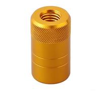 Adaptador de hilo de red de aterrizaje de pesca, conector de aleación de aluminio para cabezales de red de 10-15 mm a rosca M8, ligero de 10 g, reutilizable y multifuncional equipo de pesca (14 mm)