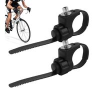 Adaptador de horquilla para bicicleta - Soporte de marco de guardabarros para bicicleta - Anillo ajustable para rueda delantera y trasera, accesorios de reparación