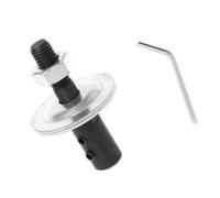 Adaptador de husillo de acero de 10 mm para moler, amoladora de motor de eje de pulido con acabado negro anodizado y alta resistencia a la abrasión para uso en taller