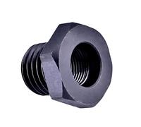 Adaptador de husillo de cabezal de torno, adaptador de mandril de torno de madera, herramienta de carpintería 1IN8TPI a M18.5 x 2.5