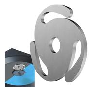 Adaptador de husillo de grabación de 45 RPM: Inserto de Tocadiscos de Aluminio sólido, Disco estabilizador de Vinilo equilibrado de precisión, Herramienta de reproducción de Audio de rotación Suave |