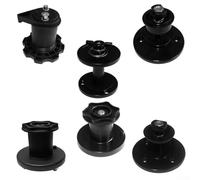Adaptador de husillo para buje de carrete de alambre para carretes de 0 5 kg a 5 kg, compatible con Miller y Hobart (tipo F)